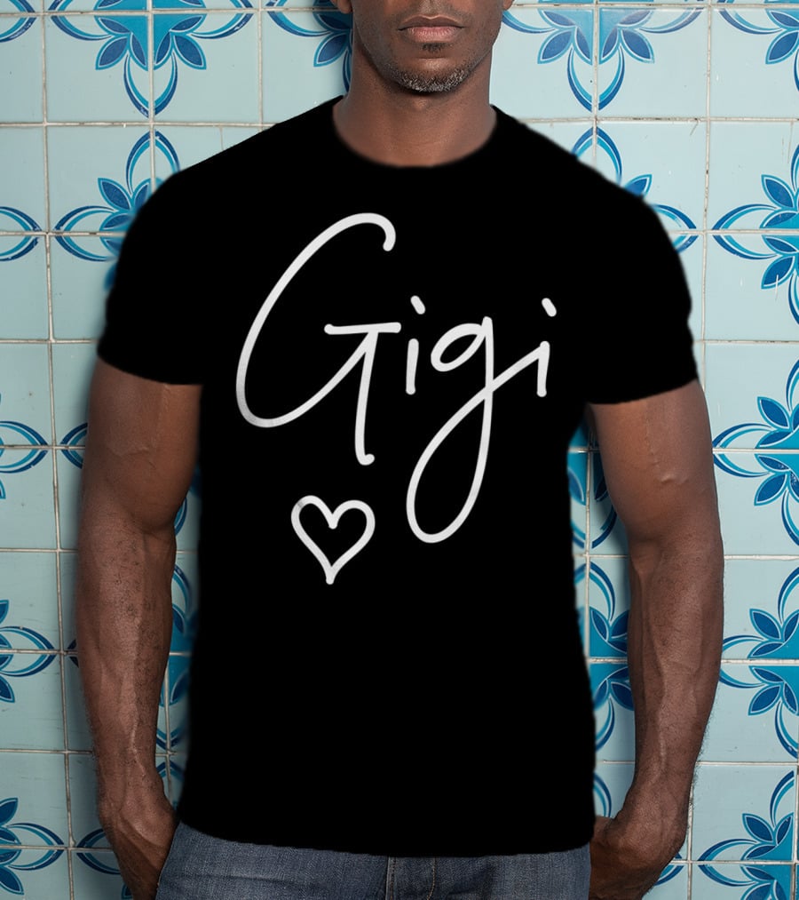 Gigi Mother's Day Grandma Heart T-Shirt