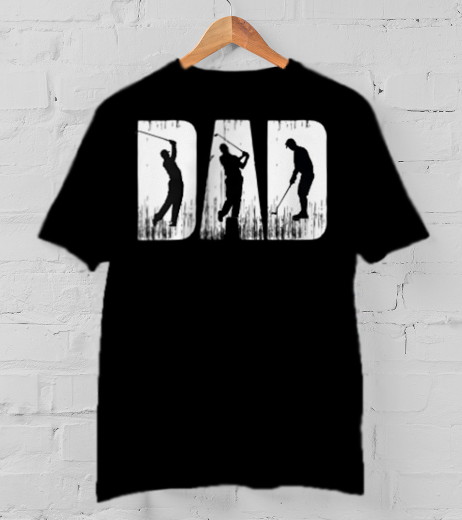 Dad Golf Player Sport Style Game T-Shirt
