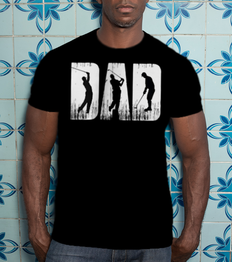 Dad Golf Player Sport Style Game T-Shirt