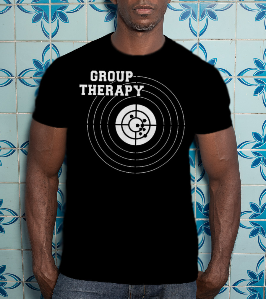 Group Therapy Target Shooting American Gun Rights T-Shirt