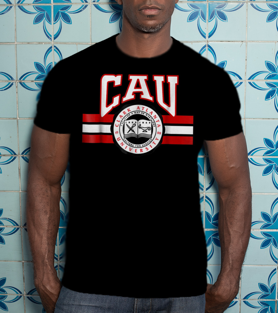 Clark Atlanta University CAU 1988 HBCU College For Service Seal T-Shirt