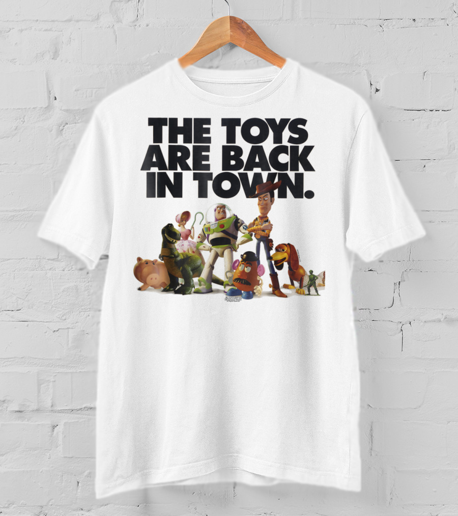 The Toys Are Back In Town Disney Pixar Toy Story Characters T-Shirt