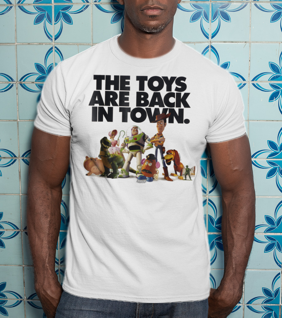 The Toys Are Back In Town Disney Pixar Toy Story Characters T-Shirt