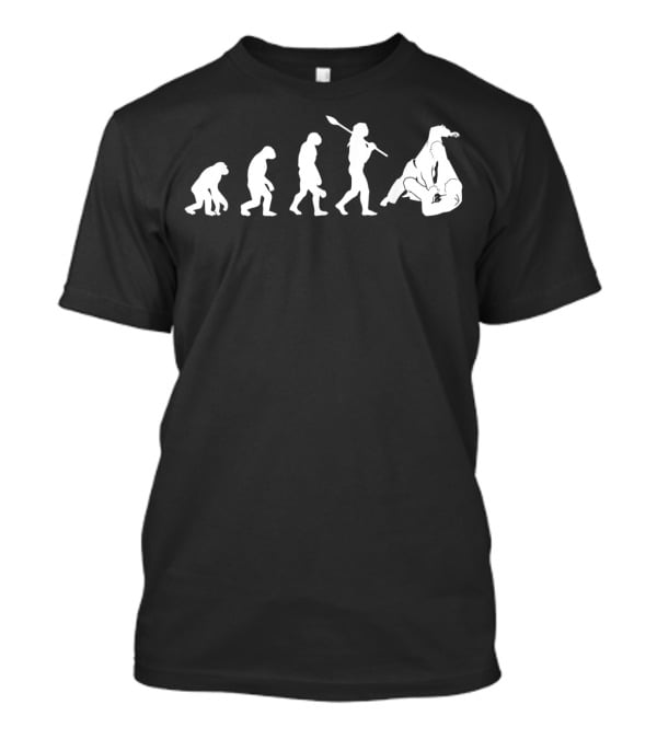 Evolution Of Jiu Jitsu Grappling Martial Arts Comedy T-Shirt