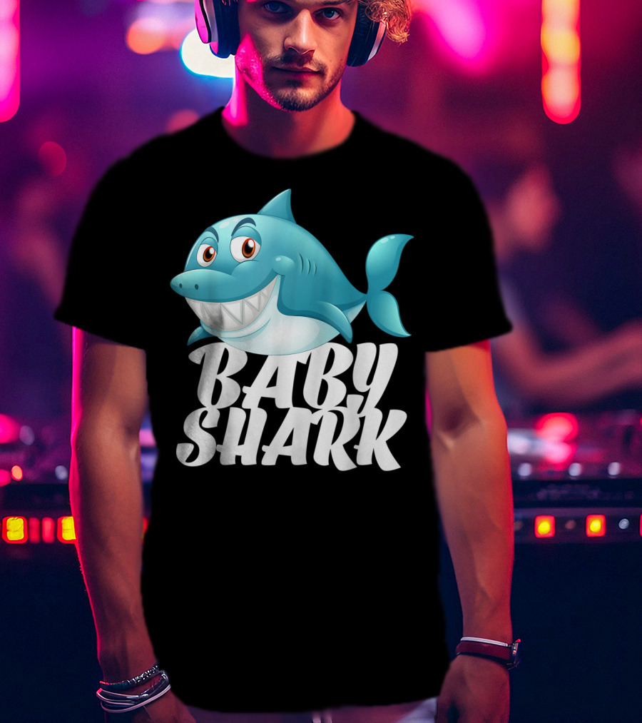 Baby Shark Lovers I Love Sharks T-Shirt