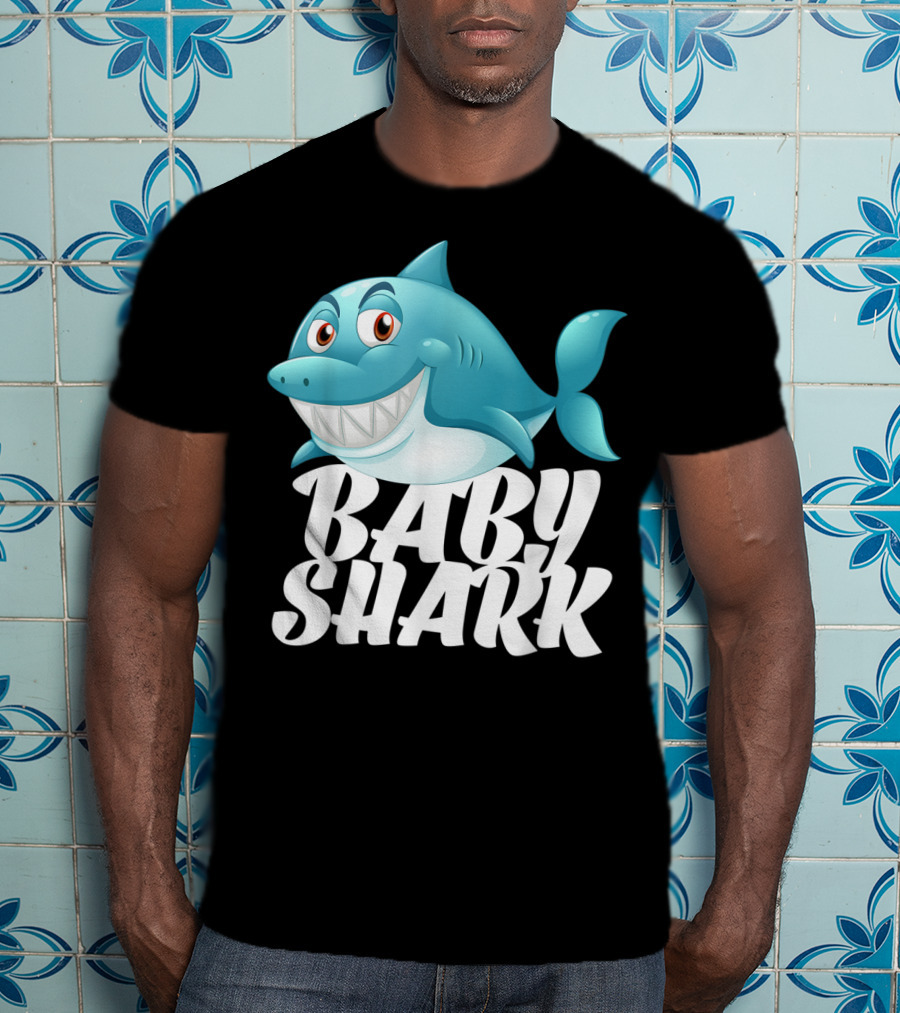 Baby Shark Lovers I Love Sharks T-Shirt