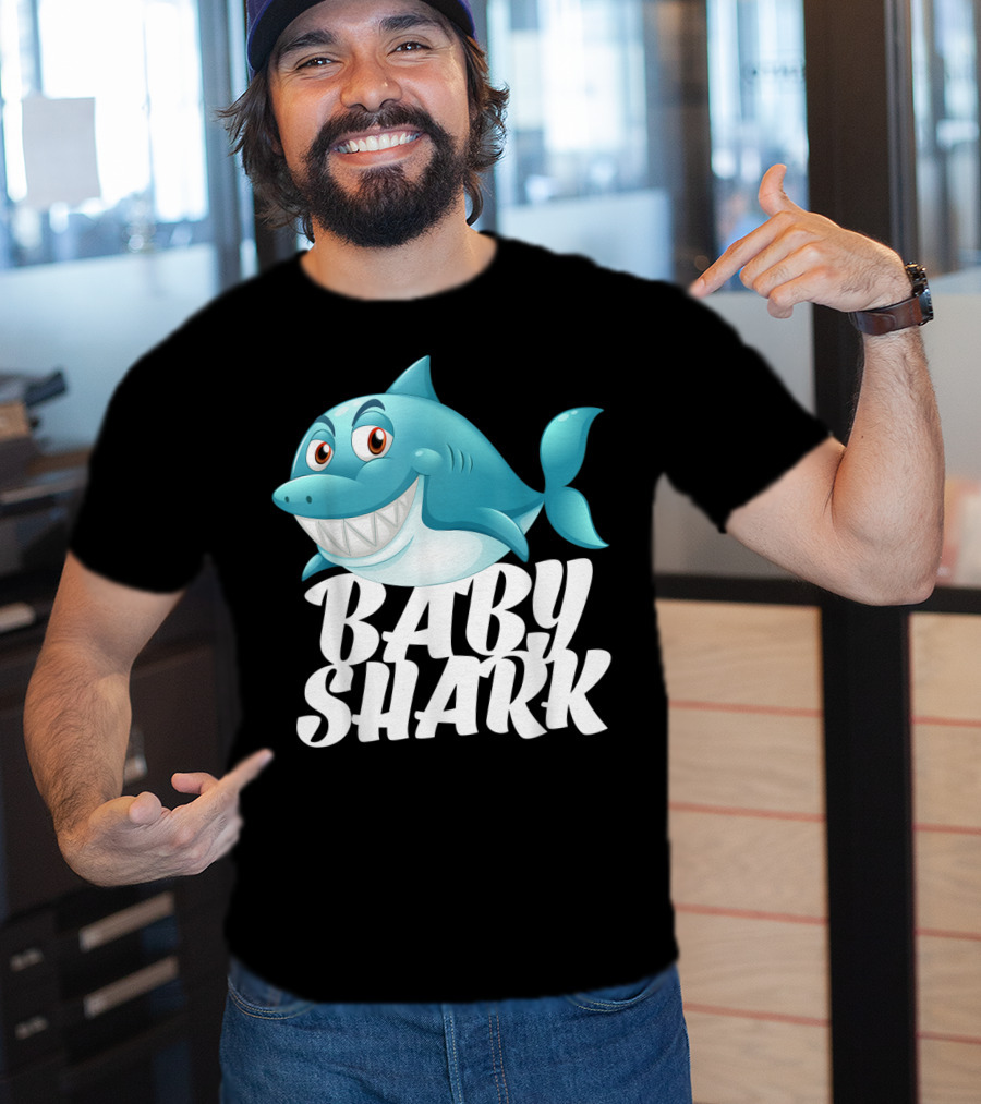Baby Shark Lovers I Love Sharks T-Shirt