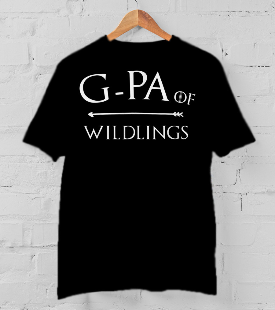 G PA Of Wildlings Novelty Text With Arrow And Fantasy T-Shirt