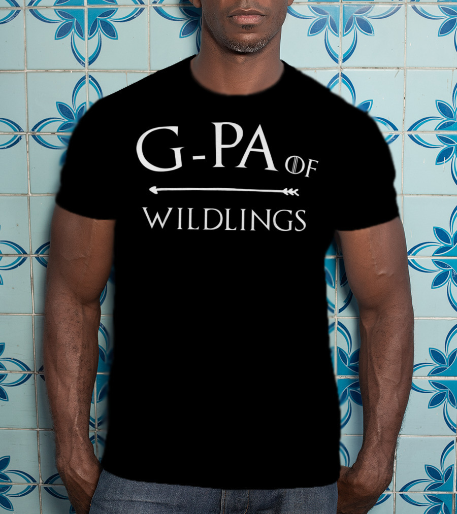 G PA Of Wildlings Novelty Text With Arrow And Fantasy T-Shirt