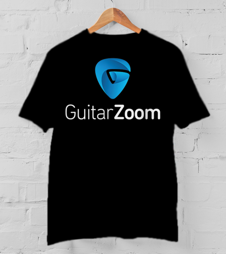 GuitarZoom Pick Pocket Guitar Players Emblem T-Shirt