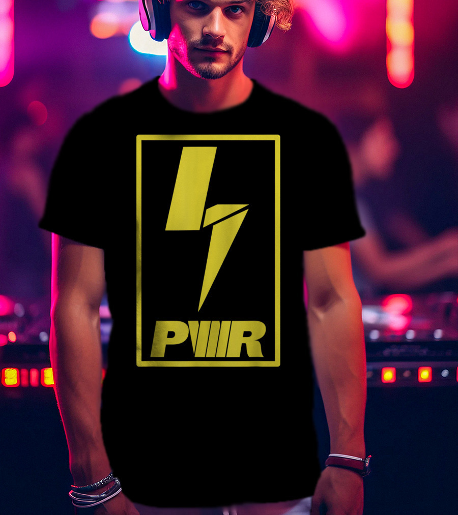 PWR Hazard Bolt Lightning T-Shirt