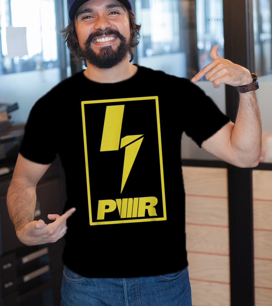 PWR Hazard Bolt Lightning T-Shirt