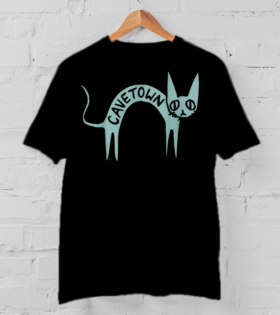 Cavetown Arched Fig Cat Drawing T-Shirt