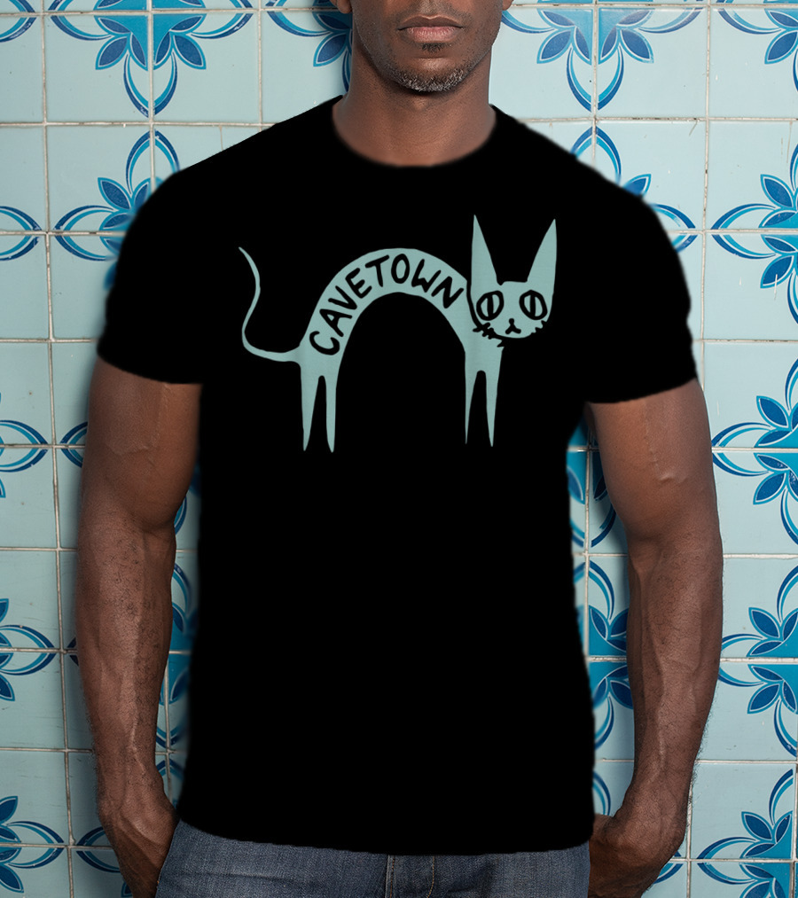 Cavetown Arched Fig Cat Drawing T-Shirt