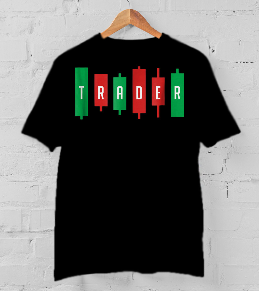 Trader Investor Stock Forex Market Currency Candlestick Chart T-Shirt