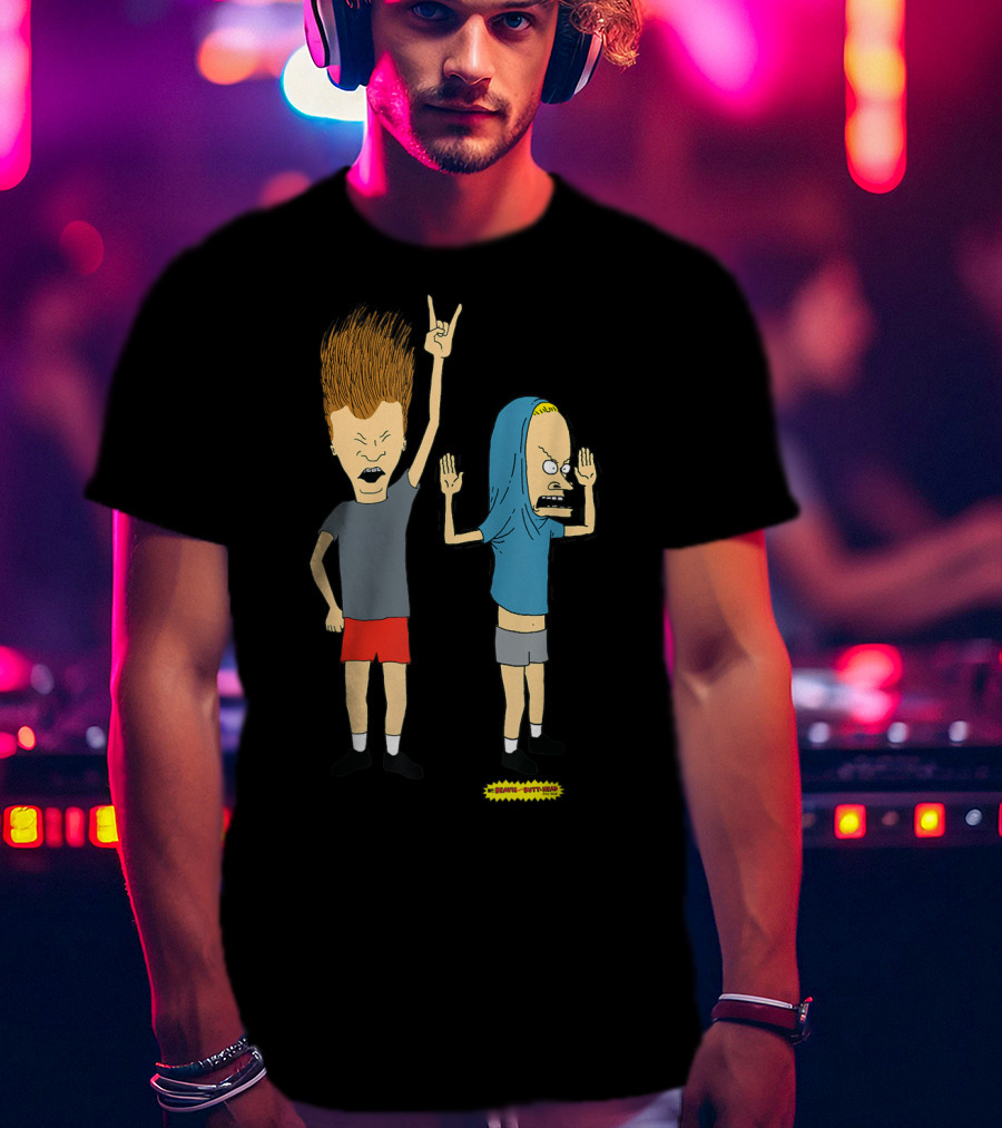 Beavis And Butthead Rock Out Cornholio Classic Iconic Pose T-Shirt