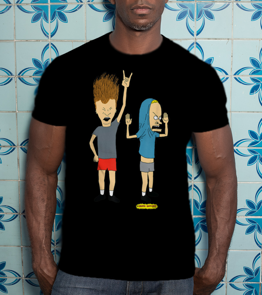 Beavis And Butthead Rock Out Cornholio Classic Iconic Pose T-Shirt