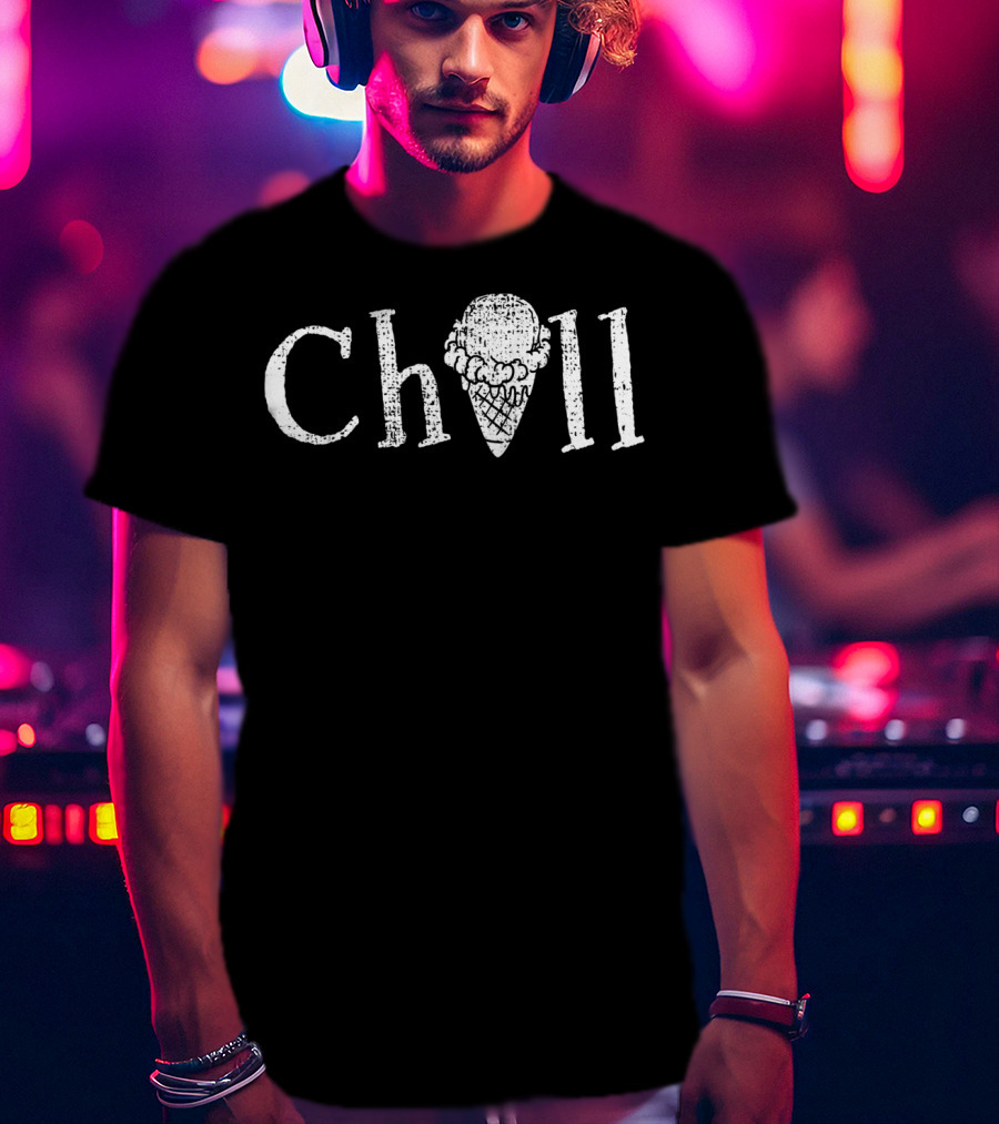 Chill Summer Ice Cream Vintage Treats T-Shirt