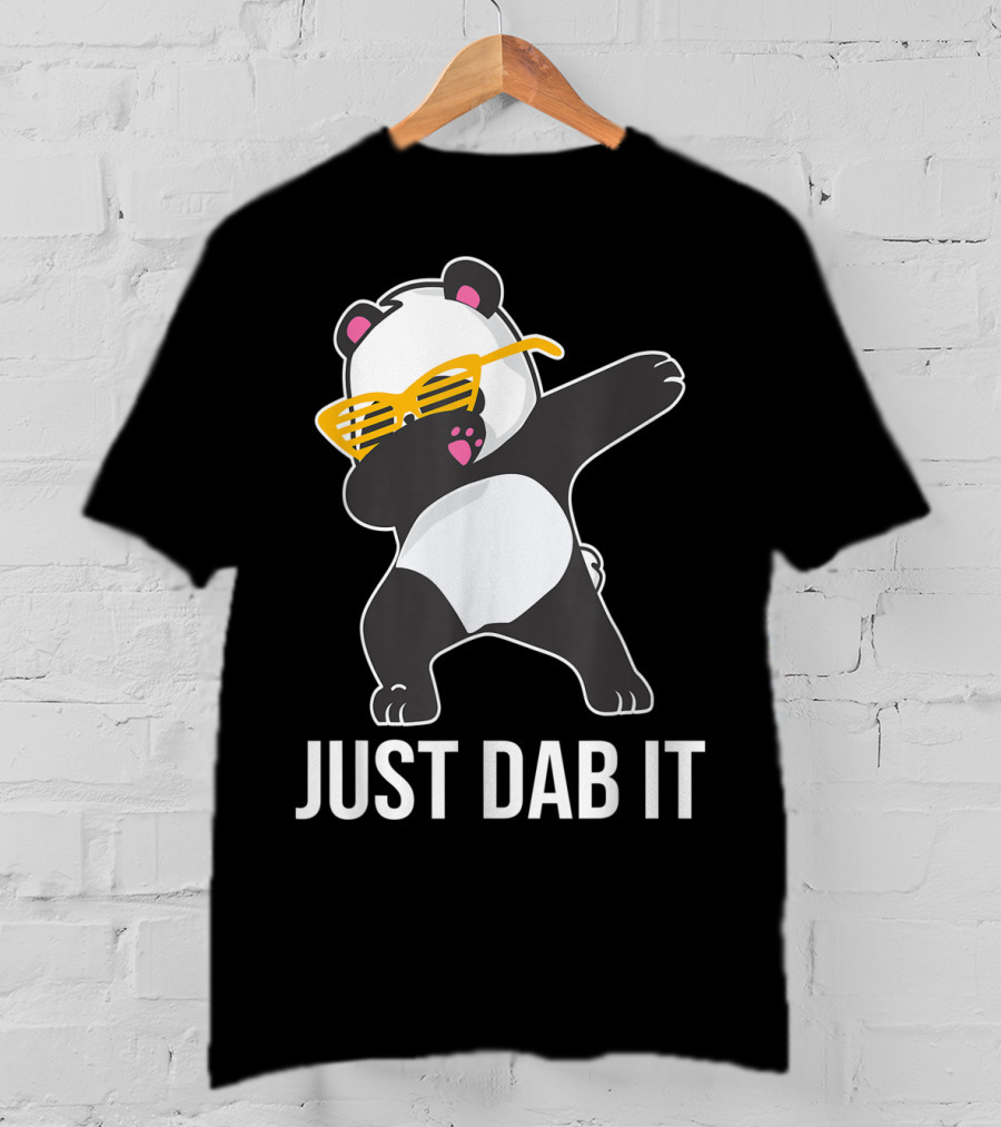 Just Dab It Panda With Sunglasses Dabbing T-Shirt