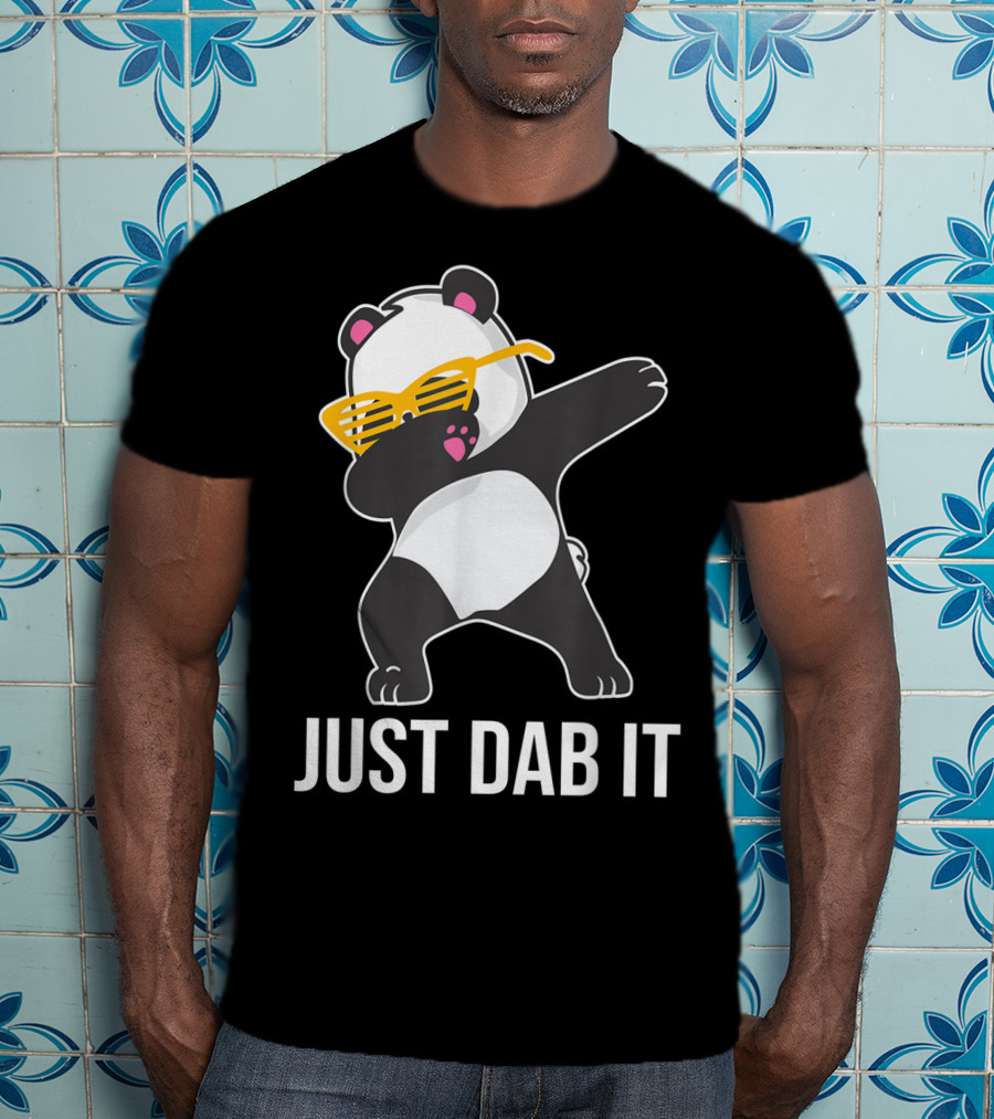 Just Dab It Panda With Sunglasses Dabbing T-Shirt