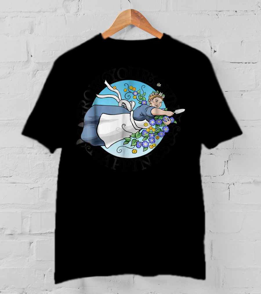 Grow Your Own Happiness Gardening Blossoms T-Shirt