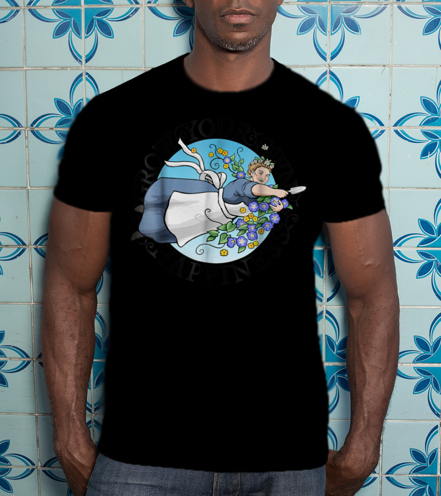 Grow Your Own Happiness Gardening Blossoms T-Shirt