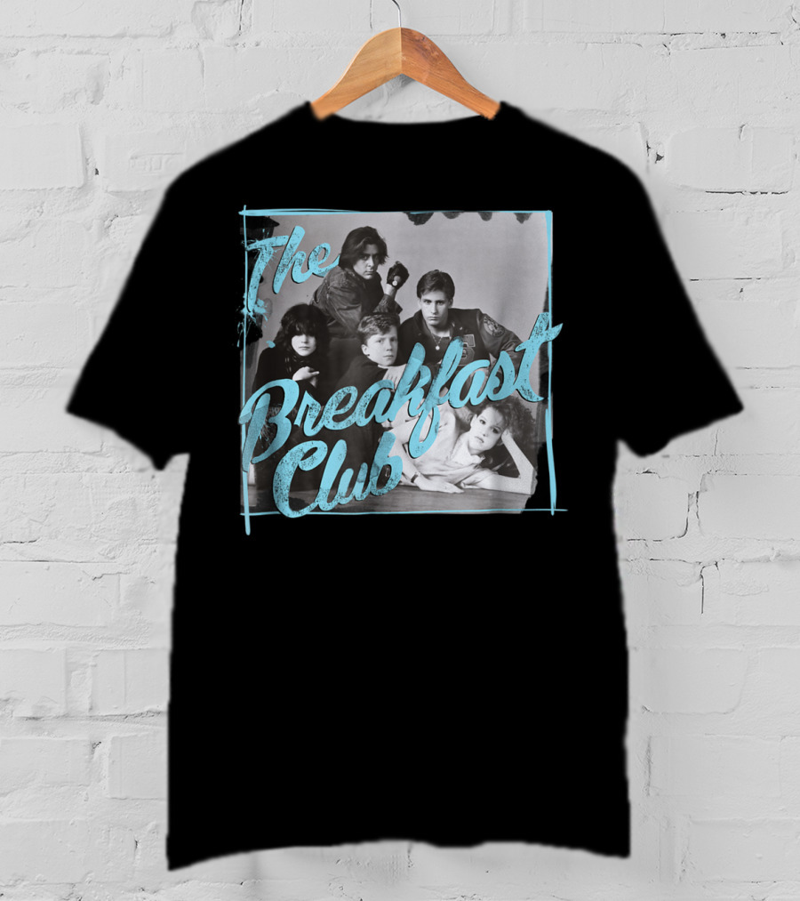 The Breakfast Club Movie Cast Group Photo Album Cover T-Shirt