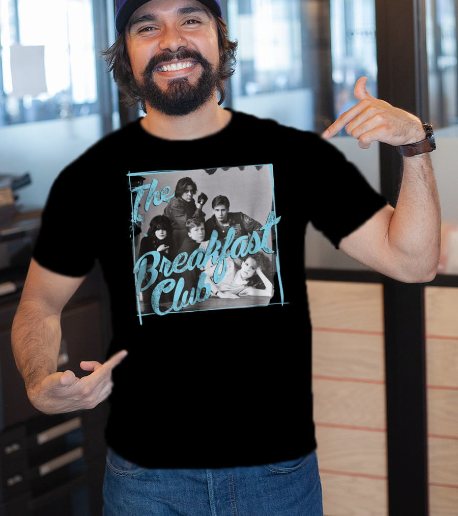 The Breakfast Club Movie Cast Group Photo Album Cover T-Shirt