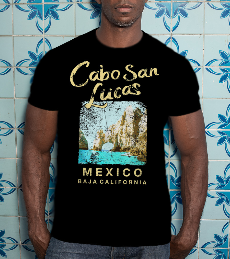 Cabo San Lucas Mexico Baja California Arch Ocean Scene T-Shirt