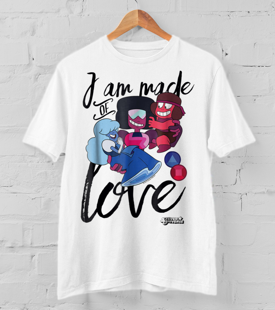 CN Steven Universe I Am Made Of Love Fusion Garnet Sapphire Ruby T-Shirt