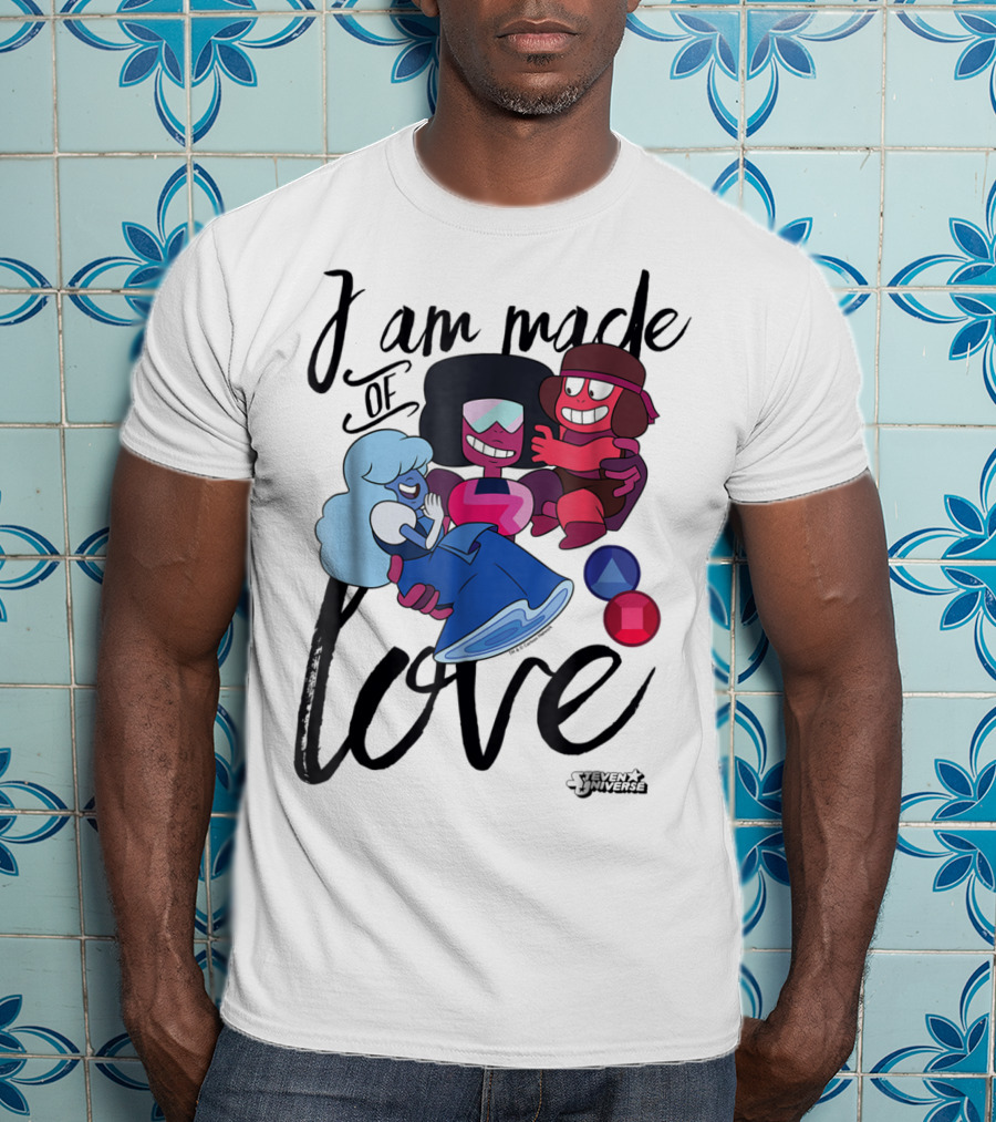 CN Steven Universe I Am Made Of Love Fusion Garnet Sapphire Ruby T-Shirt