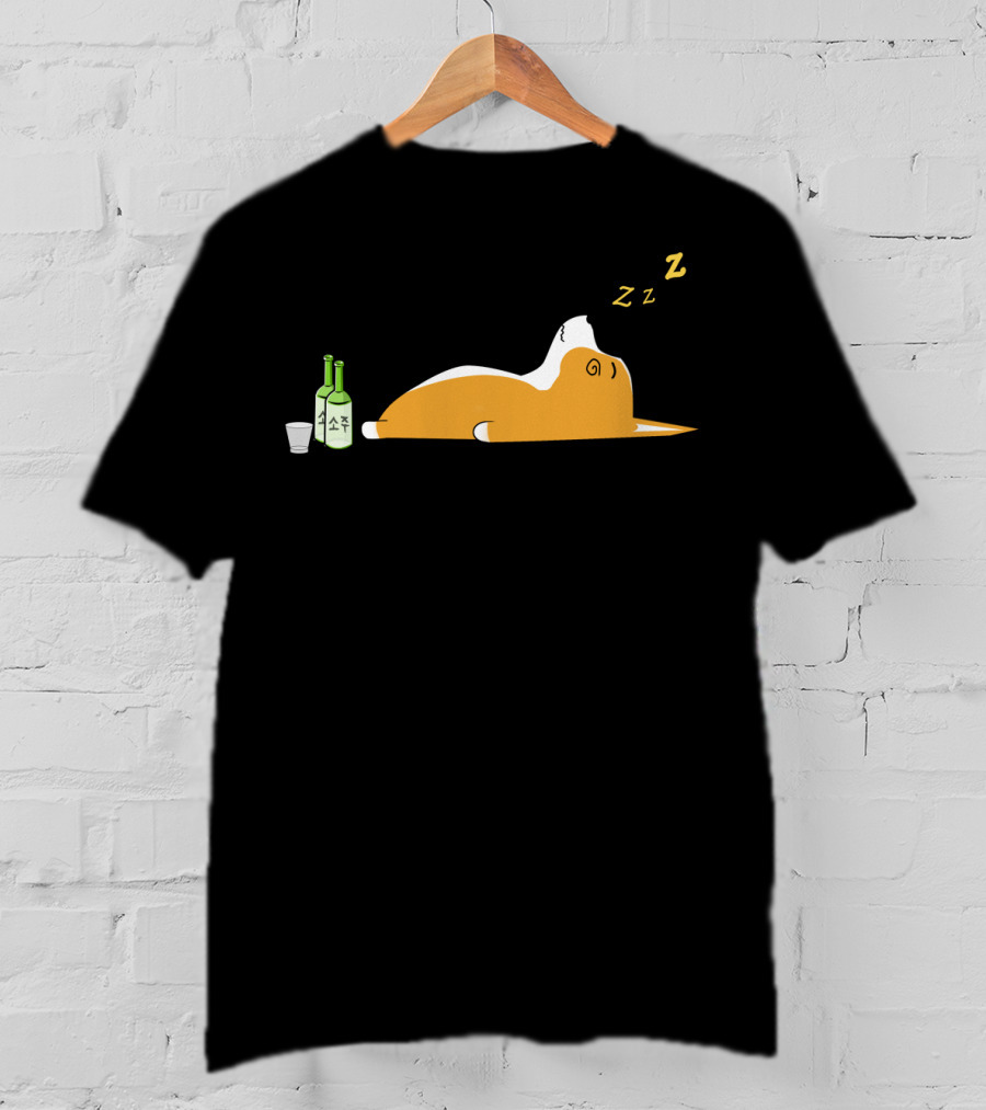 Corgi Nightlife Soju Snooze ZZZ T-Shirt