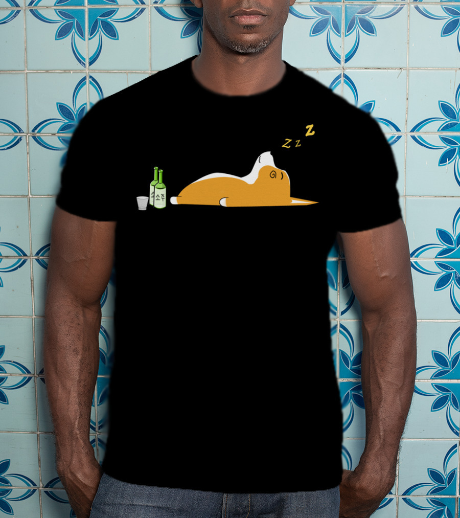 Corgi Nightlife Soju Snooze ZZZ T-Shirt