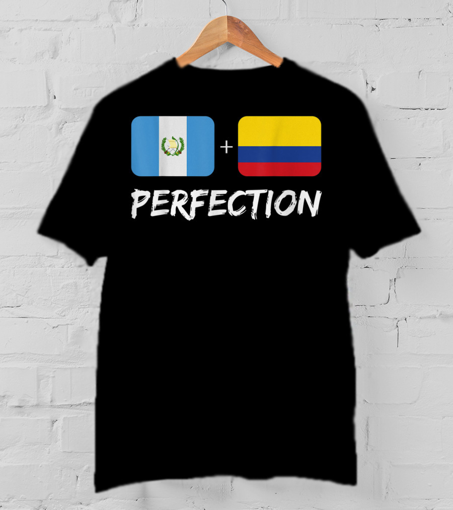 Guatemalan Flag Plus Colombian Flag Equals Perfection T-Shirt