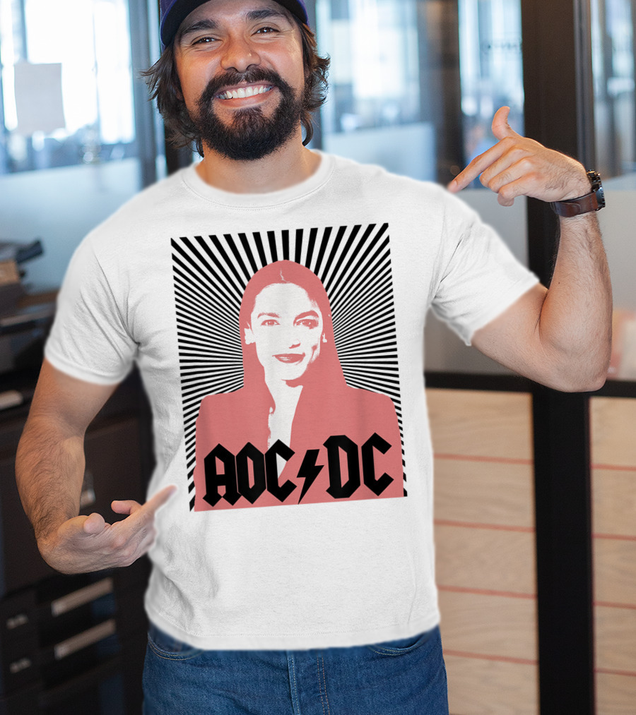 AOC DC Alexandria Ocasio Cortez Latina Congress Bold Iconic T-Shirt