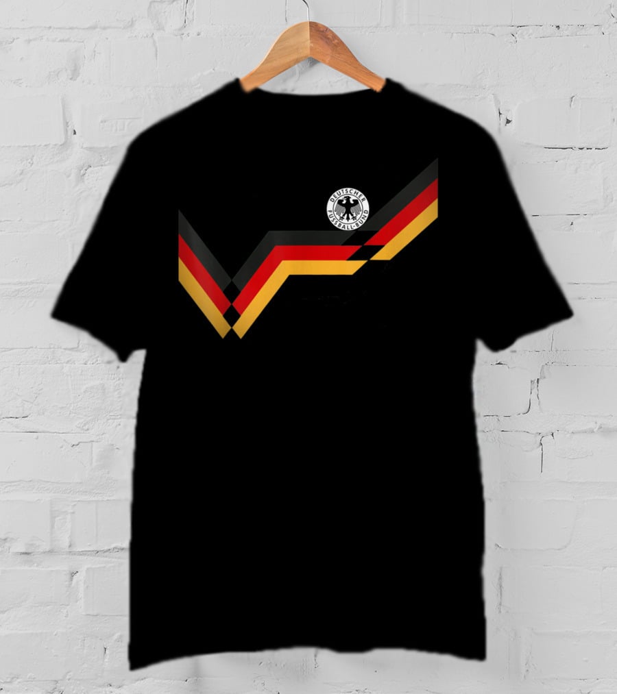 Germany Soccer Jersey Vintage German 1990 Deutsche Fussball-Bund Top T-Shirt