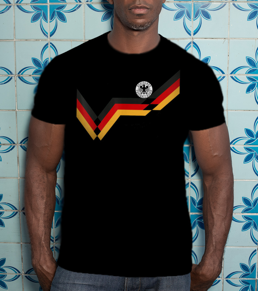 Germany Soccer Jersey Vintage German 1990 Deutsche Fussball-Bund Top T-Shirt