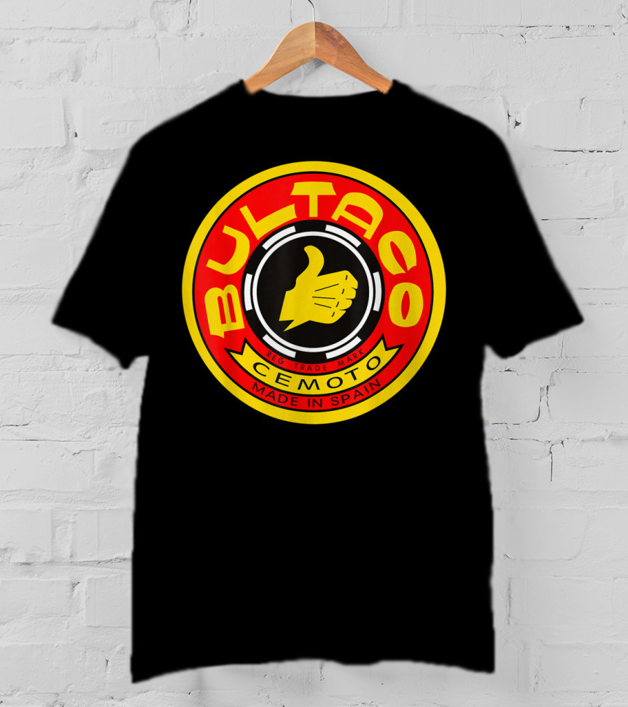 Bultaco Cemoto Made In Spain Reg Trade Mark T-Shirt