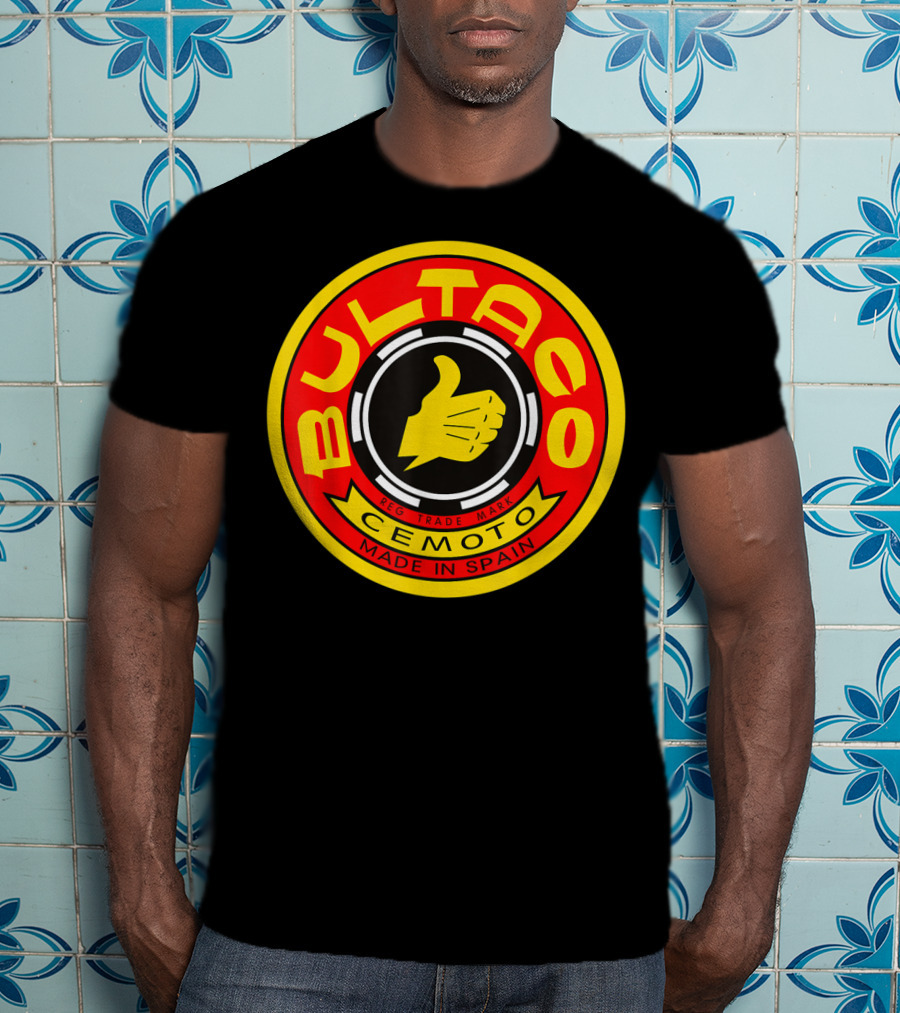 Bultaco Cemoto Made In Spain Reg Trade Mark T-Shirt