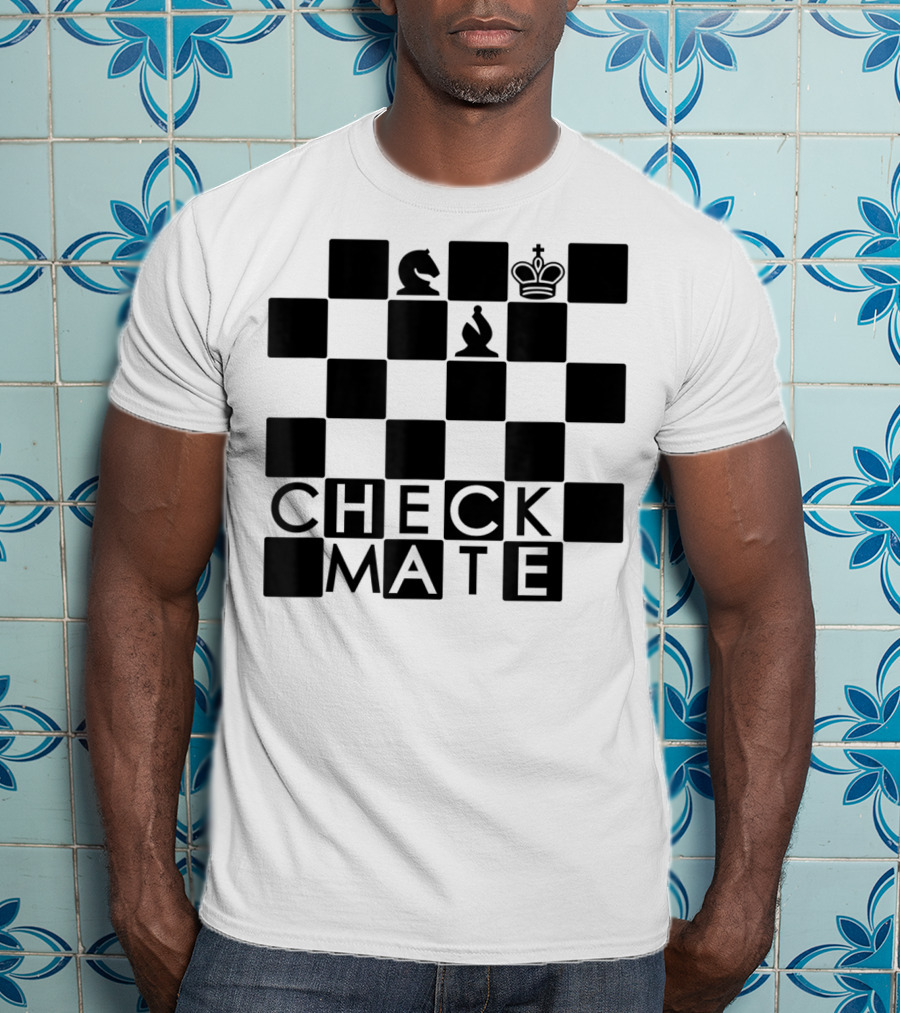 Chess Board Checkmate Knight Bishop King T-Shirt