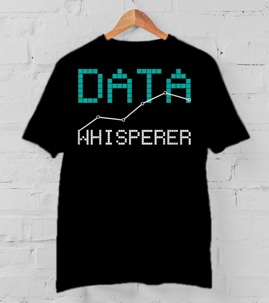 Data Whisperer Statistics Science Mathematics Computer Psychology T-Shirt