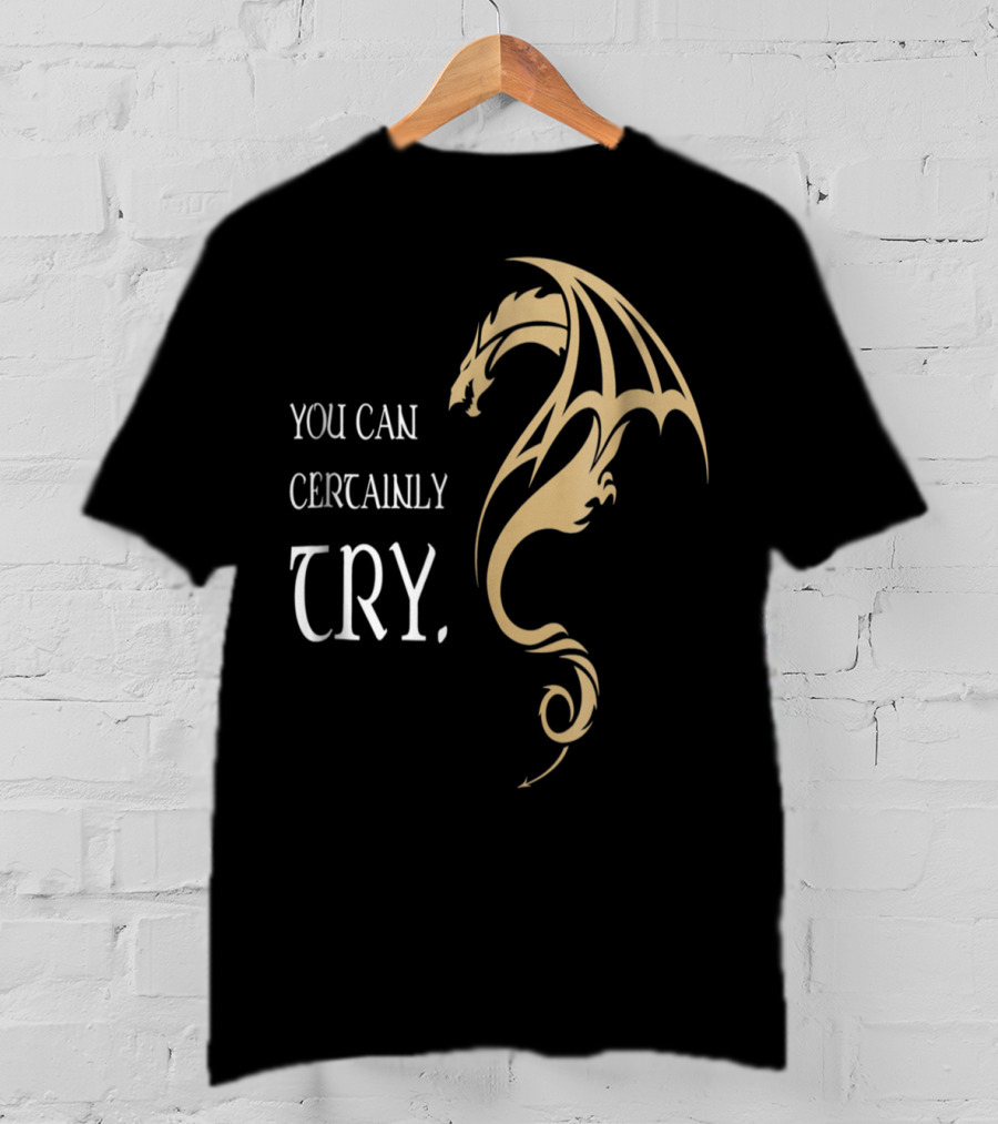 You Can Certainly Try Dragon Fire In The Dungeons T-Shirt