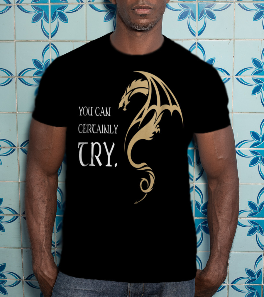 You Can Certainly Try Dragon Fire In The Dungeons T-Shirt