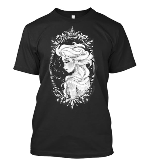 Frozen Elsa Sketch Snowflakes Disney T-Shirt