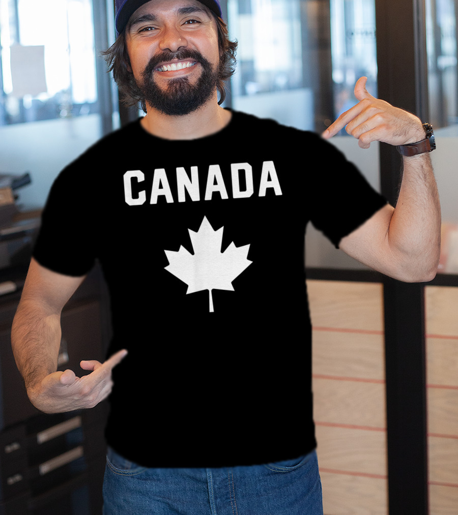 Canada Maple Leaf Minimalist T-Shirt