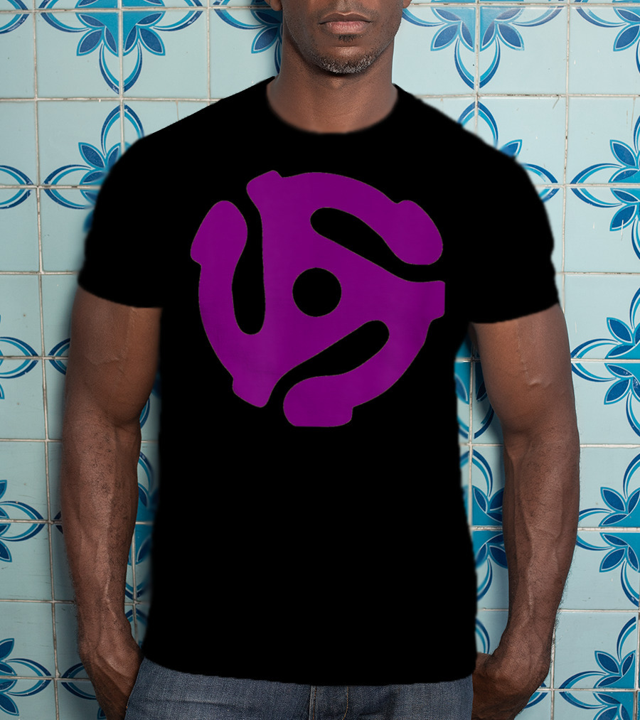 Dj 45 Rpm Adapter Turntable Vinyl Record T-Shirt