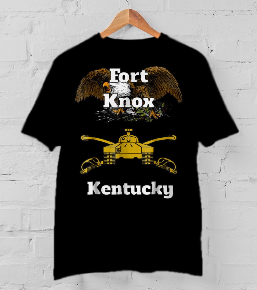 Fort Knox Kentucky Eagle And Tank Military T-Shirt