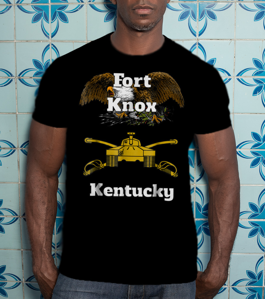 Fort Knox Kentucky Eagle And Tank Military T-Shirt