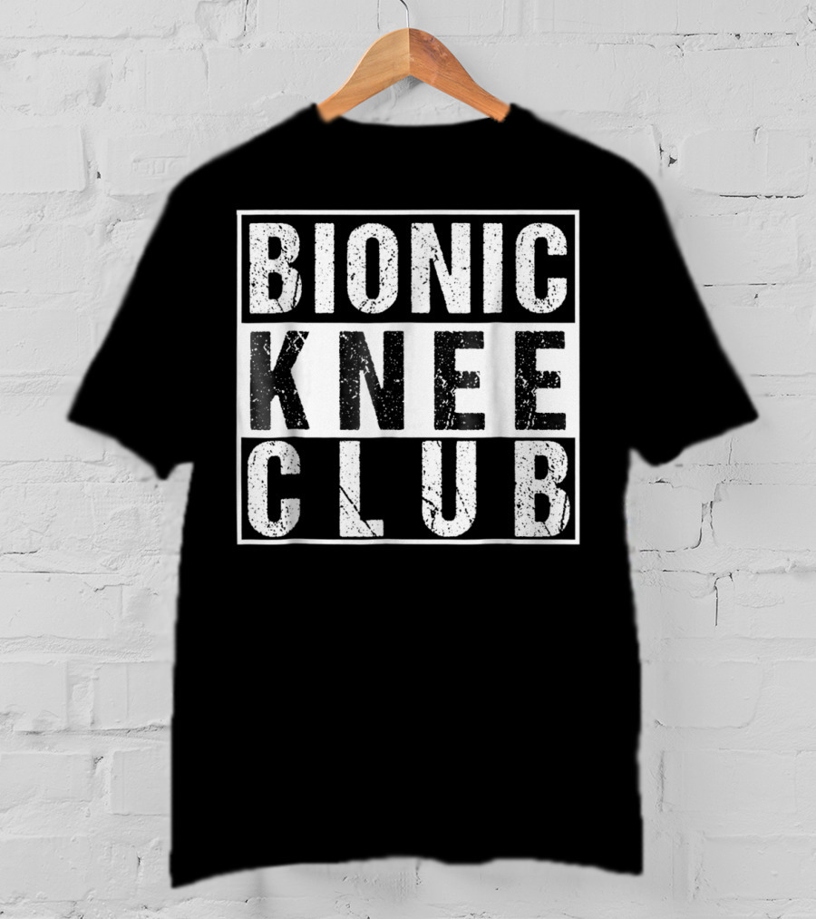 Bionic Knee Club Knee Surgery Survivor T-Shirt