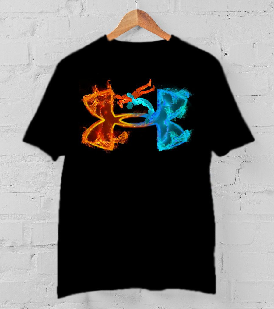 Under Armour Fire And Ice Wrestling Wr151101 T-Shirt